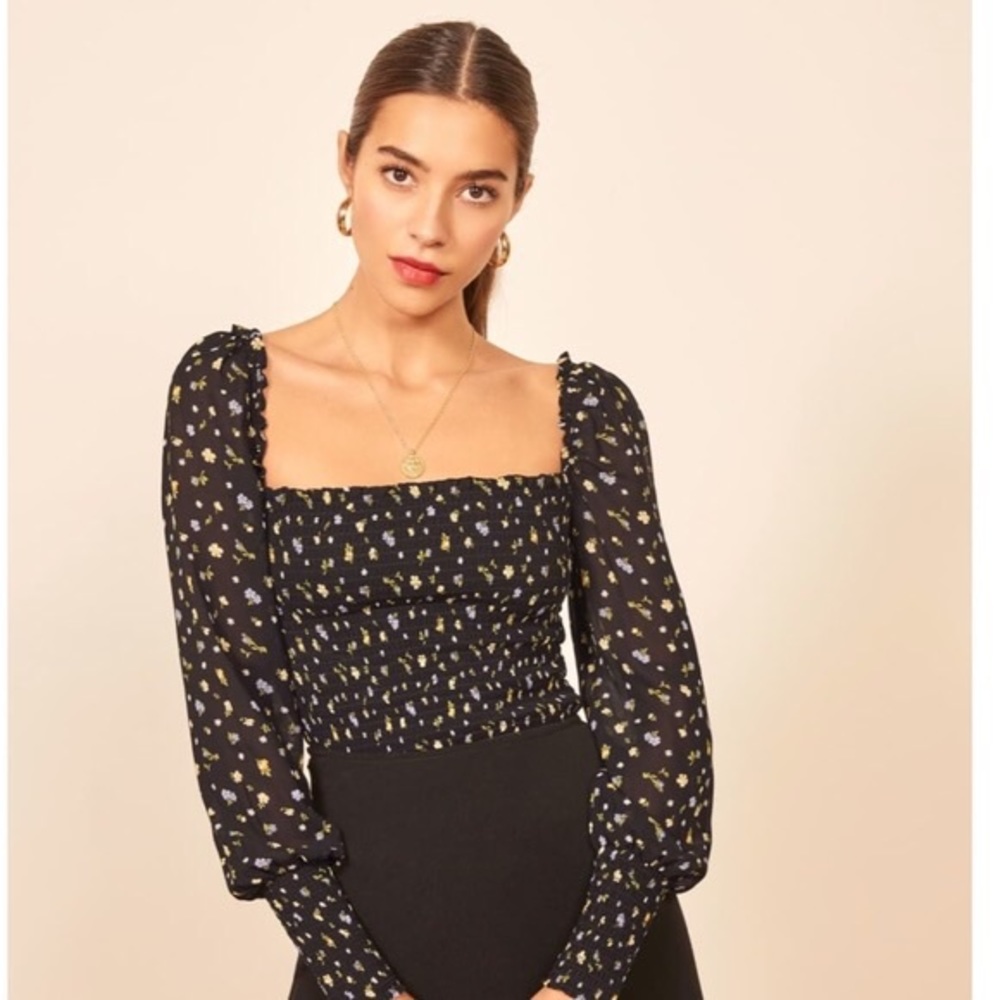 Reformation Pinto Top in Poise